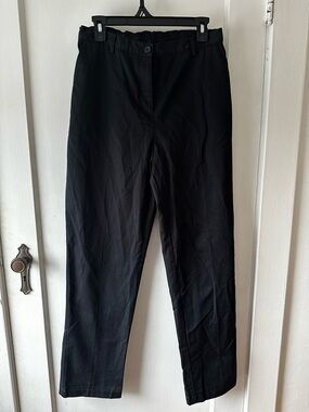 Lands' End Black women pants NWOT